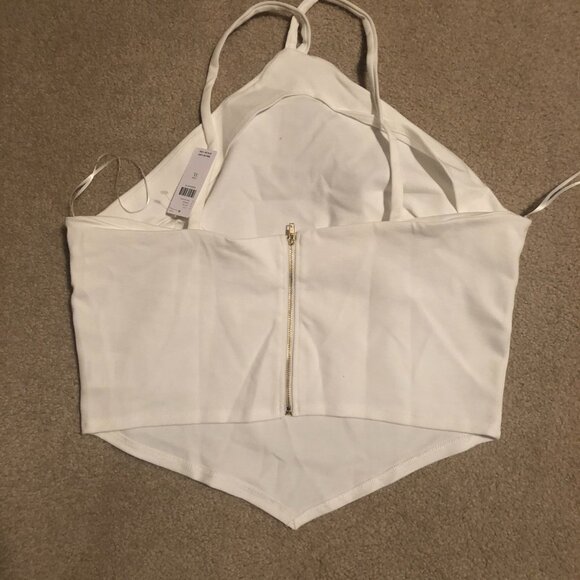 NWT Anthropologie Eri + Ali Swingy Halter Top XL - Picture 3 of 4